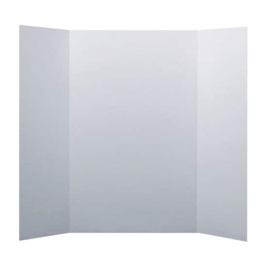 White Flipside Corrugated Mini Project Board, 15&#x22; x 20&#x22;, Pack of 24